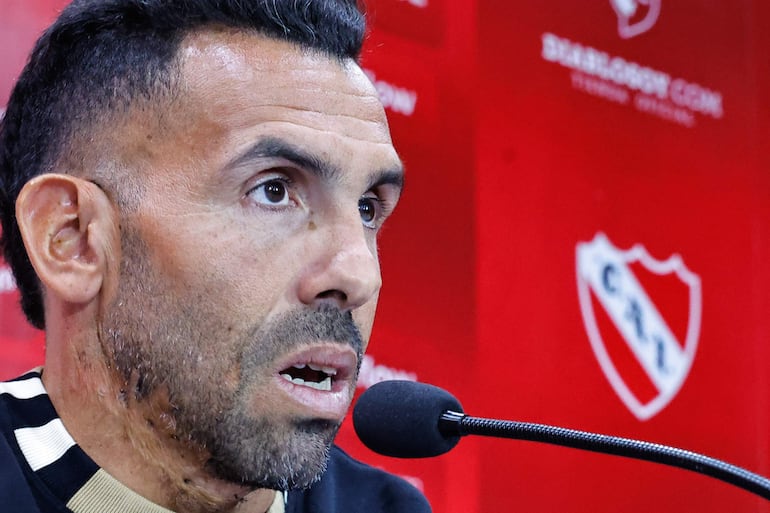 Carlos Tévez, entrenador de Independiente de Avellaneda.