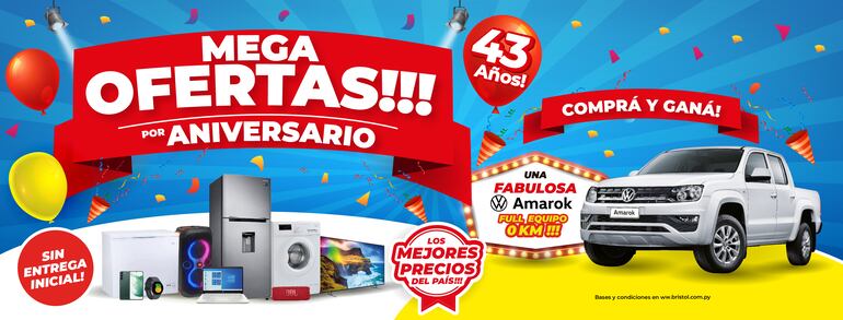 Bristol celebra su mes aniversario con mega ofertas.