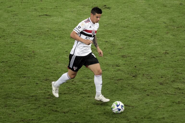 James Rodríguez, jugador del Sao Paulo