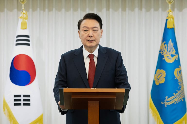 Yoon Suk Yeol, suspendido presidente de Corea del Sur.