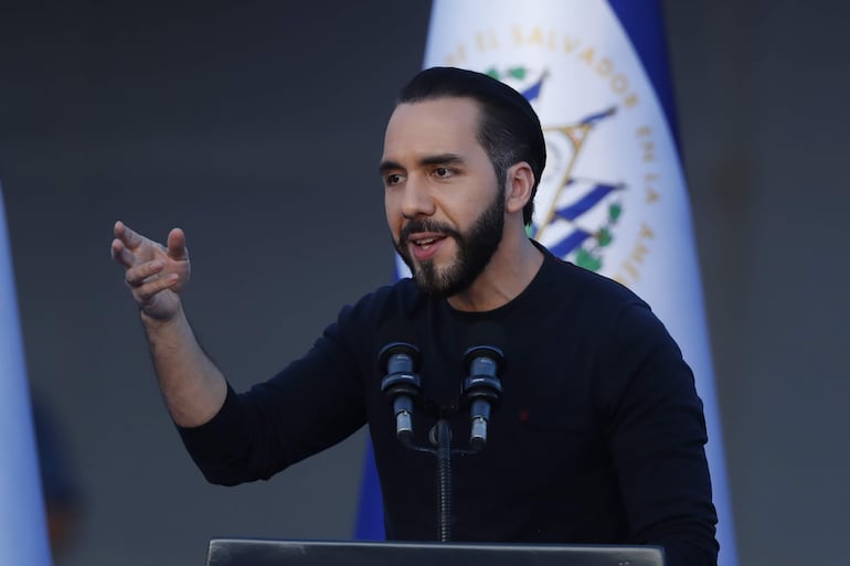 El presidente de El Salvador, Nayib Bukele.