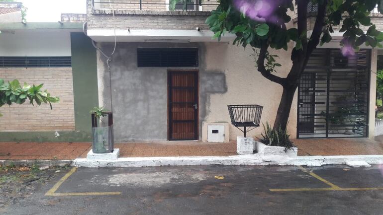 Vivienda de la víctima. En esta zona se produjo el intento de robo en Asunción.