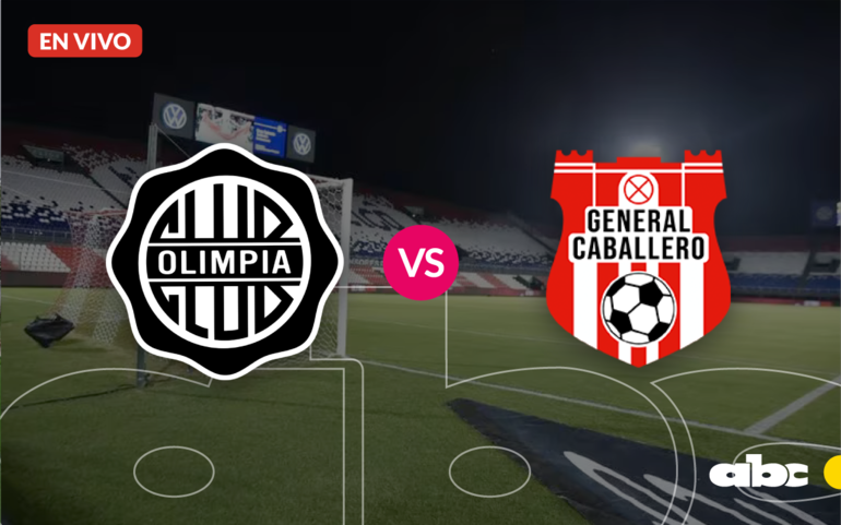 Olimpia vs. General Caballero JLM, en vivo.