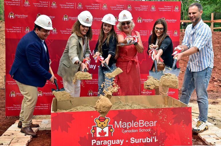 Ya están en pleno avance las obras de Maple Bear Paraguay.