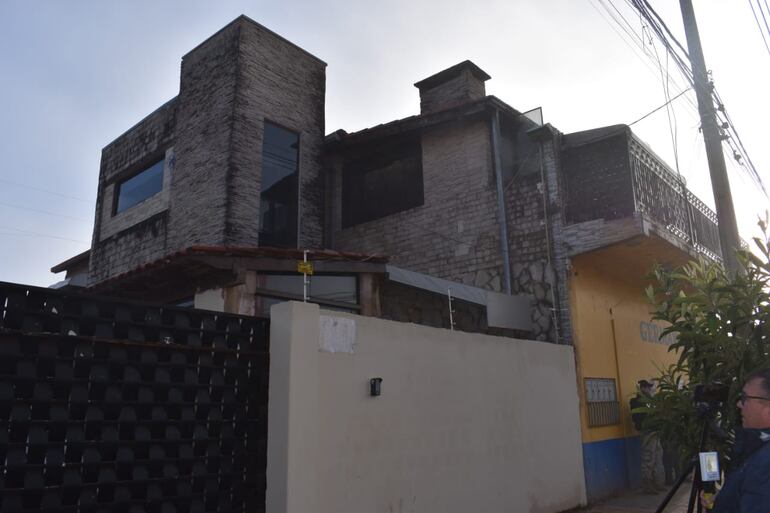 Casa donde mataron a Marcio Ariel Sánchez, alias Aguacate.