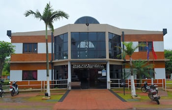 Fachada de la Municipalidad de Mauricio José Troche, Guairá.