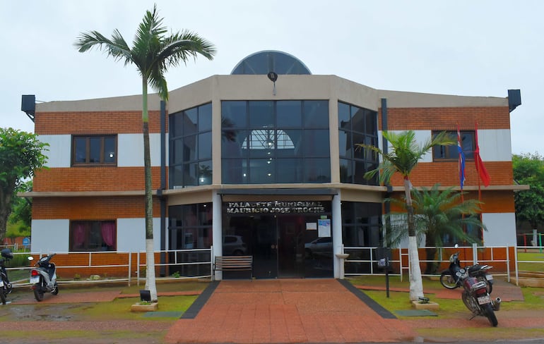 Fachada de la Municipalidad de Mauricio José Troche, Guairá.