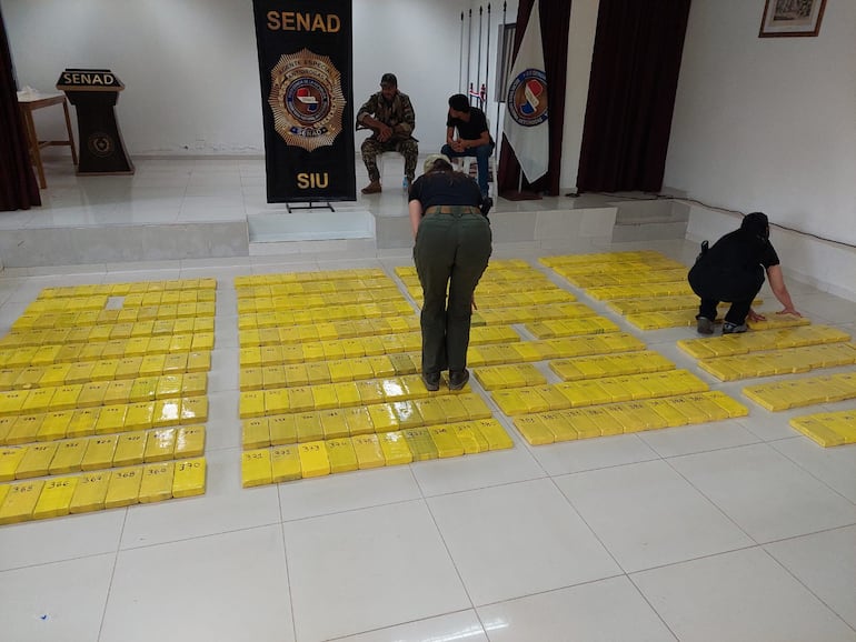 Caso Squid: SIU-Senad incauta más de 400 kilos de cocaína en el Chaco