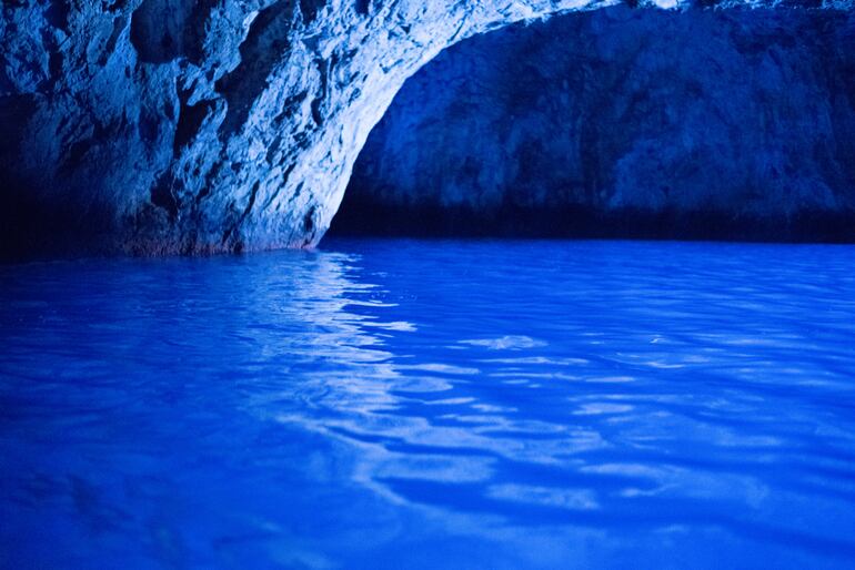 La Gruta Azul, Capri, Italia.