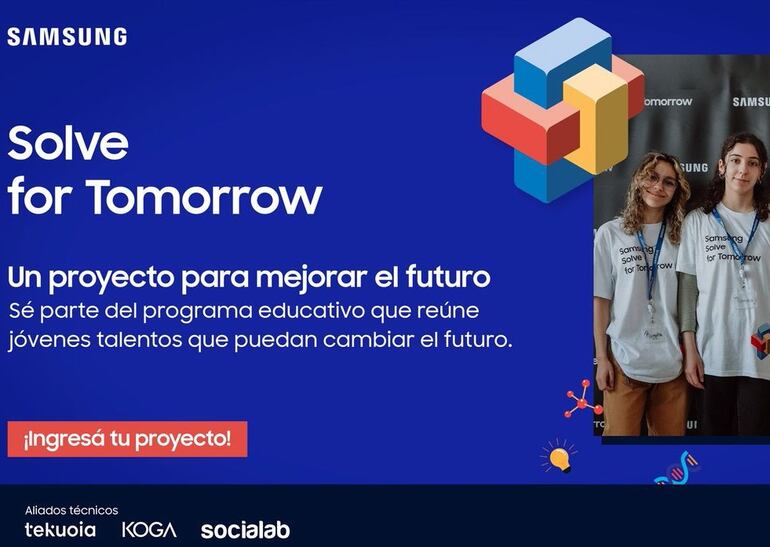 Está abierta la convocatoria a los estudiantes para participar en  la XI edición de Solve for Tomorrow, que organiza Samsung.