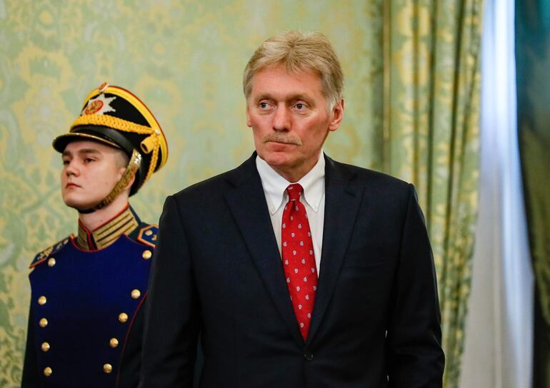 Dmitry Peskov, portavoz de la presidencia de Rusia.