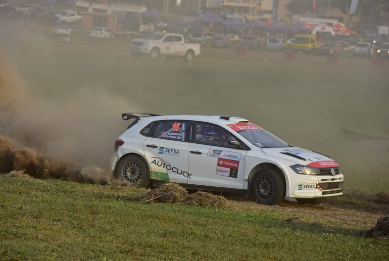 Sebastián Lafarja se metió a la definición del “mano a mano” con este Volkswagen Polo GTI R5.