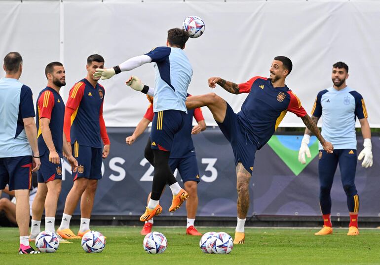 España se prepara para la final de la Nations League ante Croacia