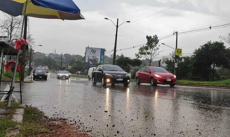 Lluvia CDE tiempo