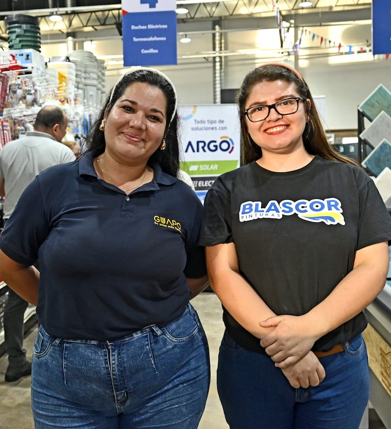 Jessica Fernández y Noelia Benítez.