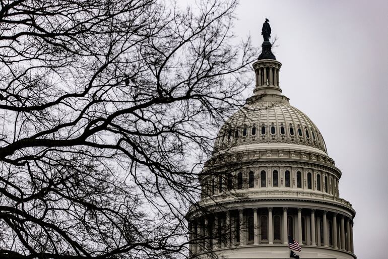 El Capitolio de Washington, sede del Congreso de los Estados Unidos.