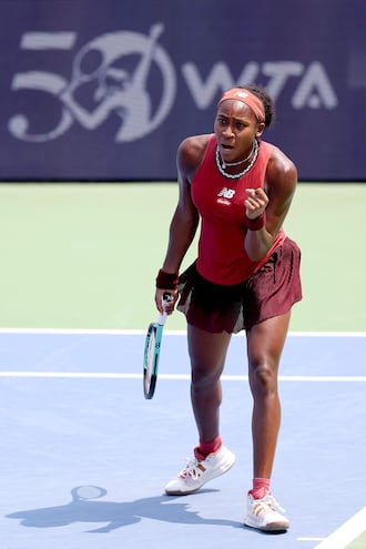 La joven estadounidense Coco Gauff (19 años) avanzó a la final Cincinnati.