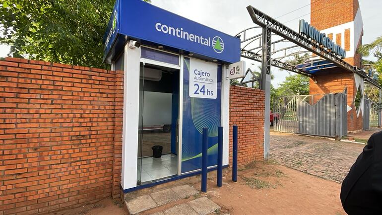 Tentativa de asalto a cajero automático frente a la Municipalidad de Luque