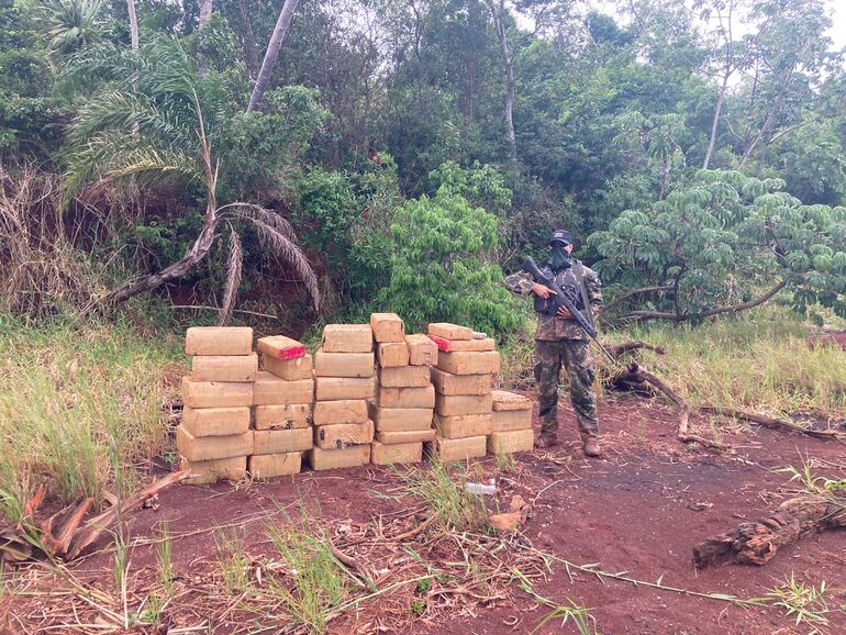 Droga marihuana Puerto indio