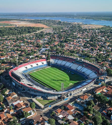 Estadio Defensores del Chaco, en el barrio Sajonia de Asunción.