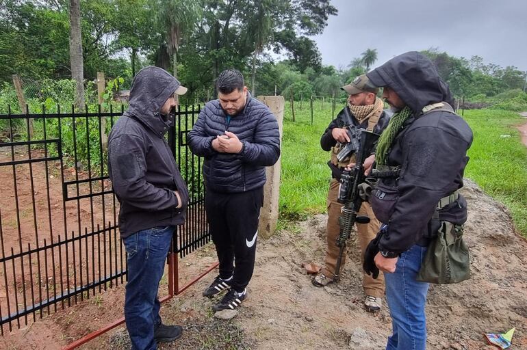 Carlos Adrián Duarte Vera, supuesto nexo entre los traficantes de droga y funcionarios de la Dinac, fue detenido hoy.