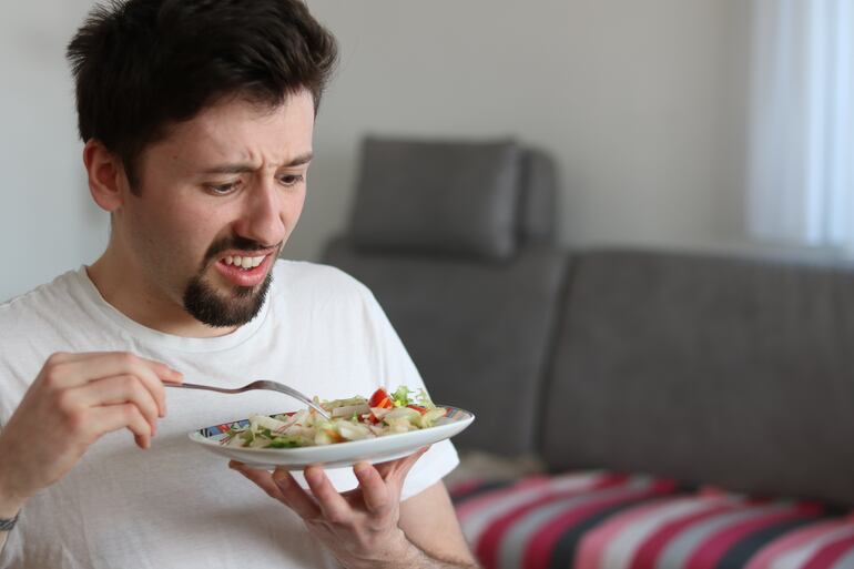 Comida en mal estado.