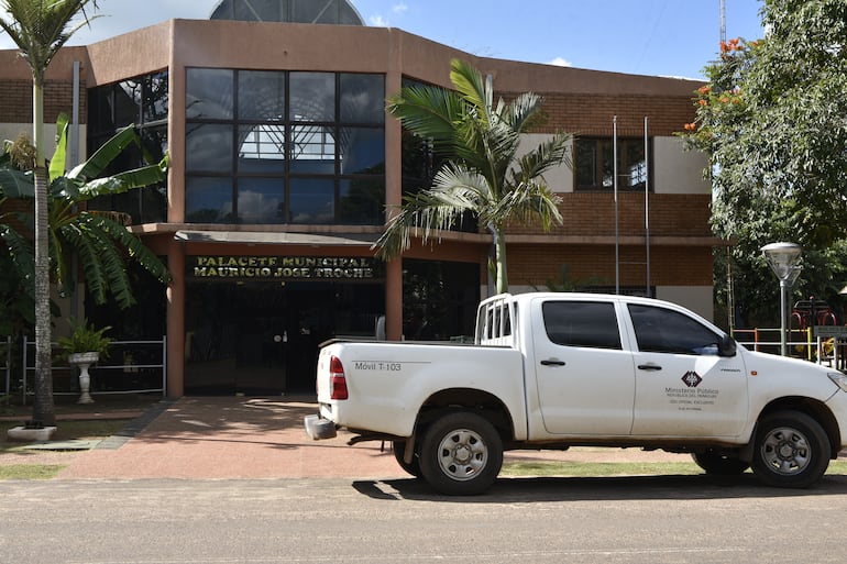 Fachada Municipalidad de Mauricio J. Troche, Guairá. Archivo.