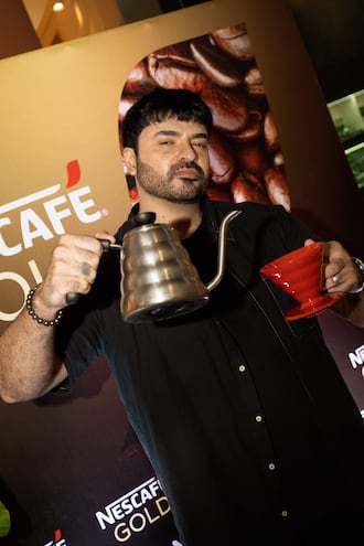 Max García, el destacado barista regional de Nescafé se encuentra en Asunción.