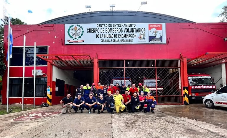 Cuerpo de Bomberos voluntarios de Encarnación.