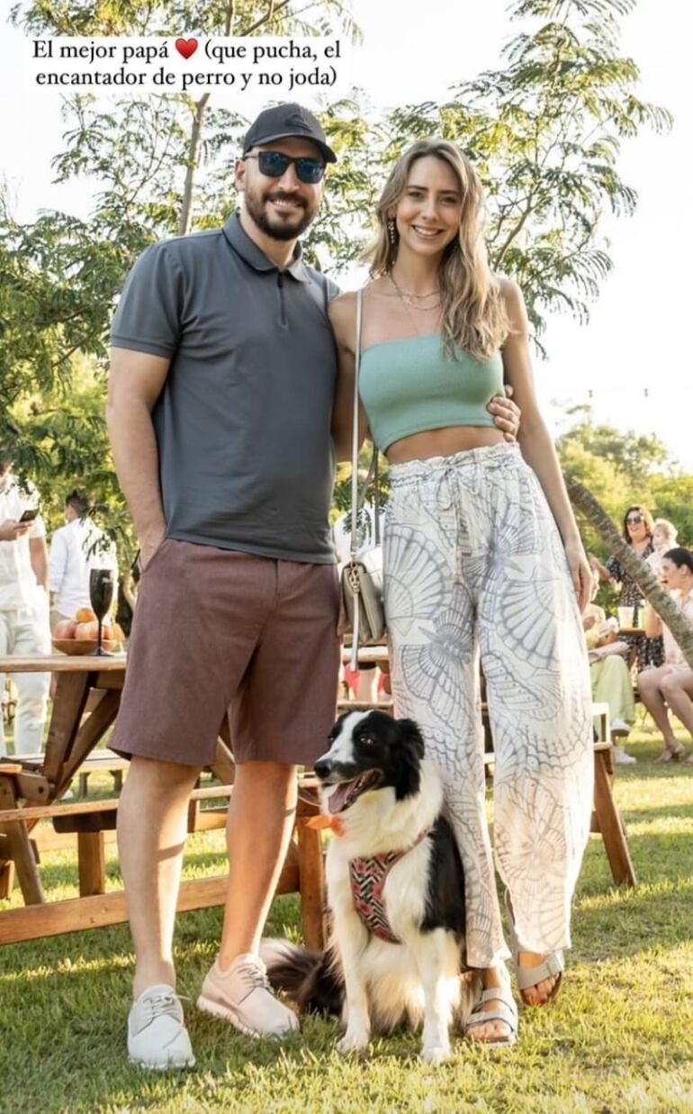 Gaby Cogorno y Matías Brizuela ya son papás de Ámber María, la hija perruna de la pareja. Ahora, llegará un niño para llenar de aún más amor el hogar de la influencer y su esposo. (Captura de la historia de Instagram de Gaby Cogorno)