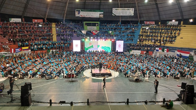 Imágenes del mega concierto “Suena Caaguazú”, organizado por Sonidos de la Tierra.