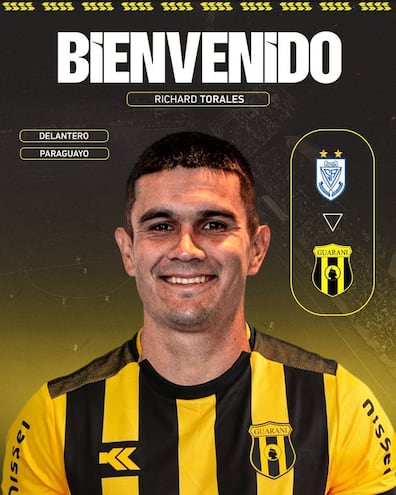 Richard Torales es nuevo jugador de Guaraní