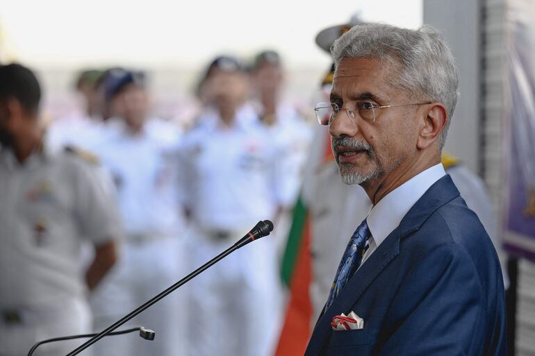 El ministro de Exteriores de India, Subrahmanyan Jaishankar.