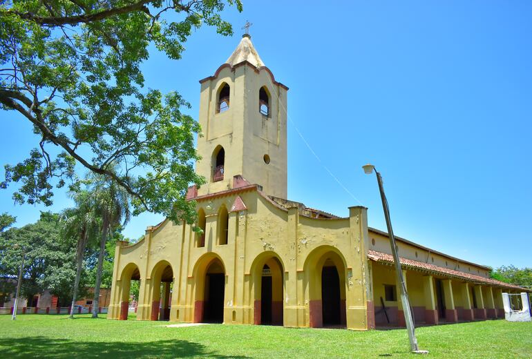 Imponente imagen de la parroquia “Señor Crucificado de la Buena Esperanza” del distrito de Borja.