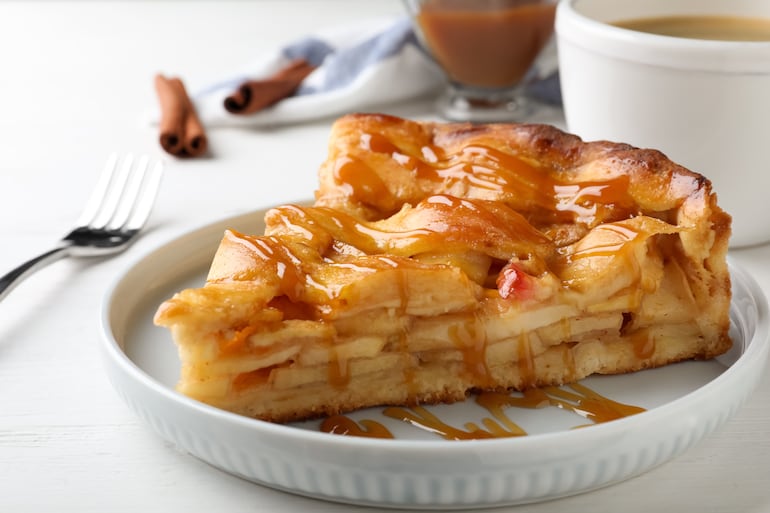 Tarta de manzana.