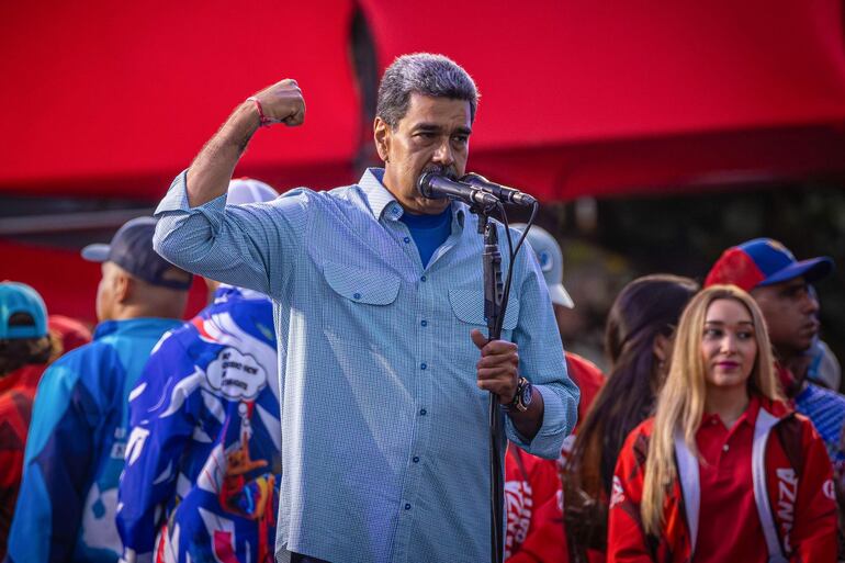 El presidente de Venezuela Nicolás Maduro.