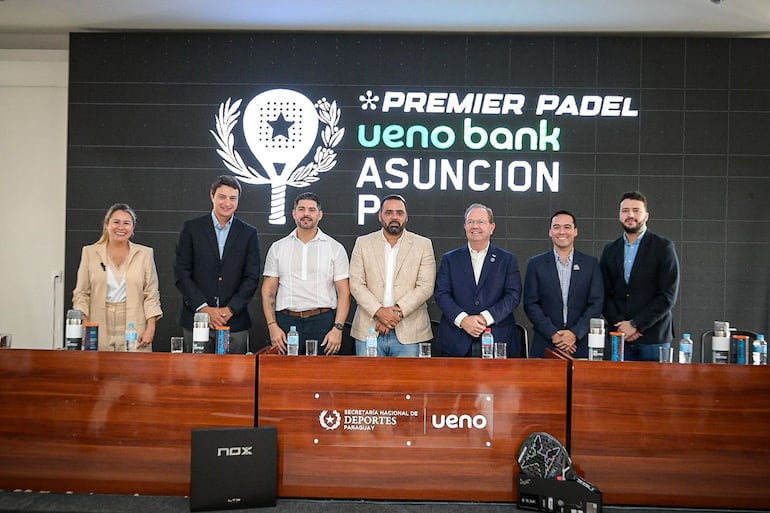 Presentación en la SND del Premier Pádel Ueno Bank.