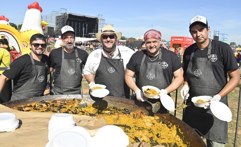 Richard Garay, Naji Zakhia, Luis Villalba "Lu Chef"; Tony Olmedo y Pedro Álvarez.