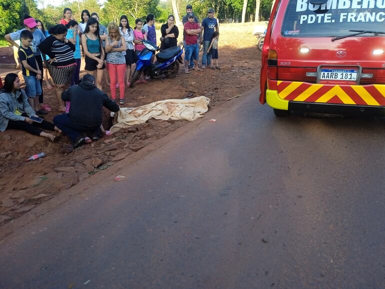 FOTO - ACCIDENTE FATAL - PRESIDENTE FRANCO