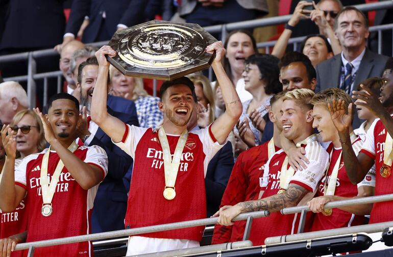 Arsenal ganó la Community Shield al Manchester City.