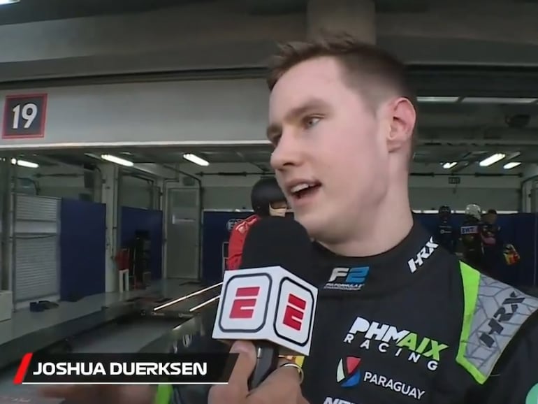 El paraguayo Joshua Duerksen, piloto de PHM AIX Racing, en el Circuito Internacional de Baréin.