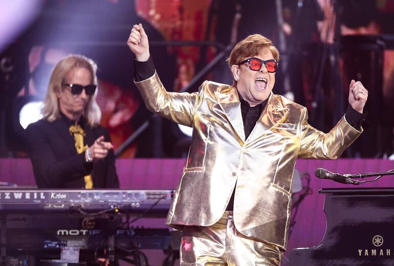 Elton John en Glastonbury.