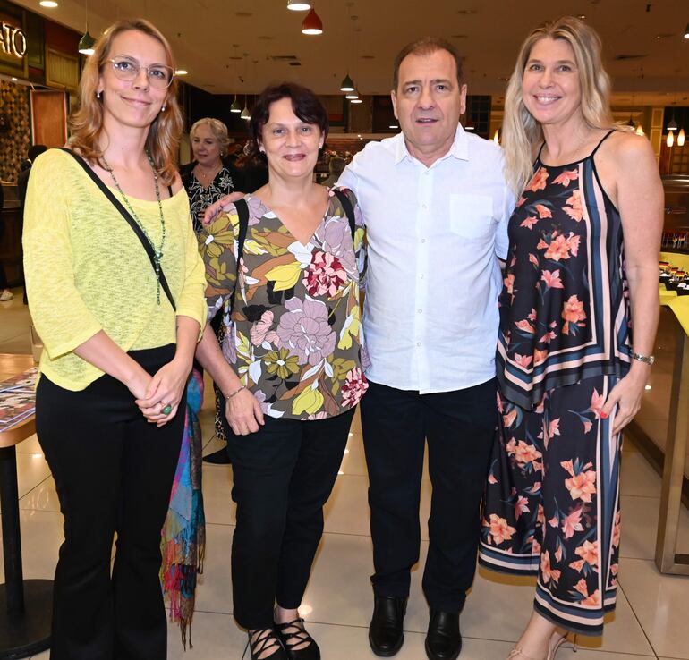 Judith Brauner, Simone Herdrich, Miguel Pangrazio y Antje Ley.