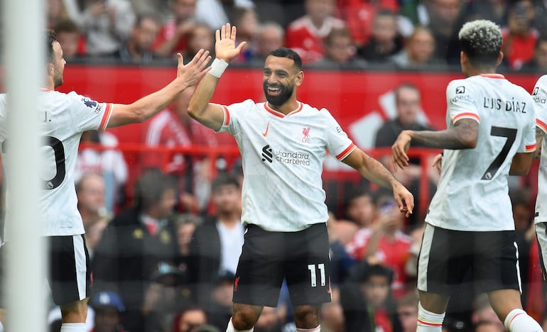 Liverpool goleó al United en Old Trafford