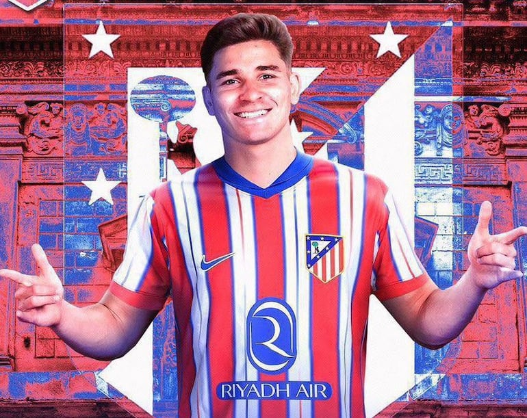 Julián Álvarez jugará en el Atlético Madrid