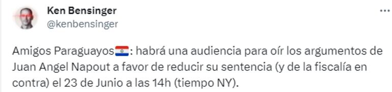 Ken Bensinger, vía twitter.