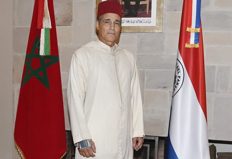 Embajador de Marruecos, Badreddine Abd El Moumni.