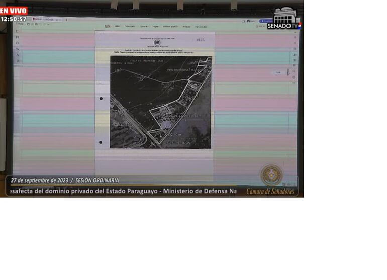 Tierras despojadas del Ministerio de Defensa.