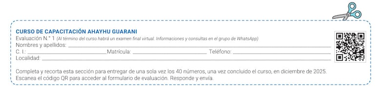 Curso de capacitación Ahayhu Guarani