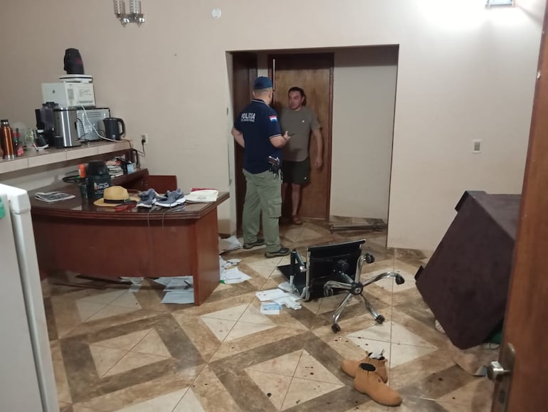 Asalto en vivienda del hermano del Intendente de Paso Yobai.